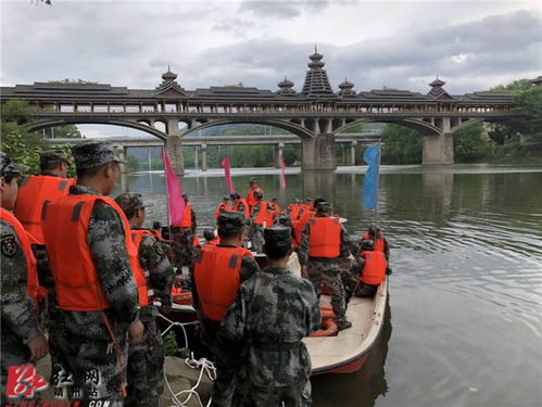 靖州民兵冲锋舟集训 备战抗洪抢险